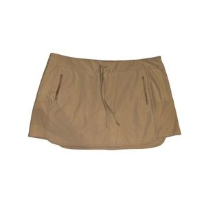Magellan Skirt Skort Womens 2X Khaki Fish Gear Water Repellent Outdoors